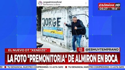 La foto premonitoria de Almirón que se hizo viral
