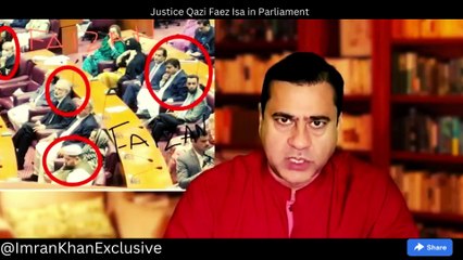 Justice Qazi Faez Isa in Parliament
