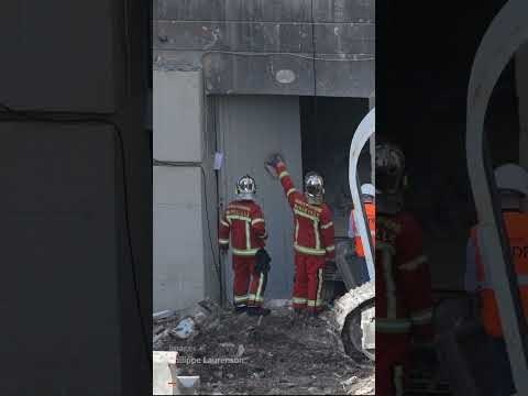 Effondrements de la rue Tivoli : les décombres sont fouillés à la main