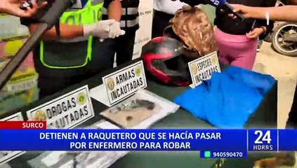 Capturan a ladrón que se hacía pasar enfermero para engañar a sus víctimas.