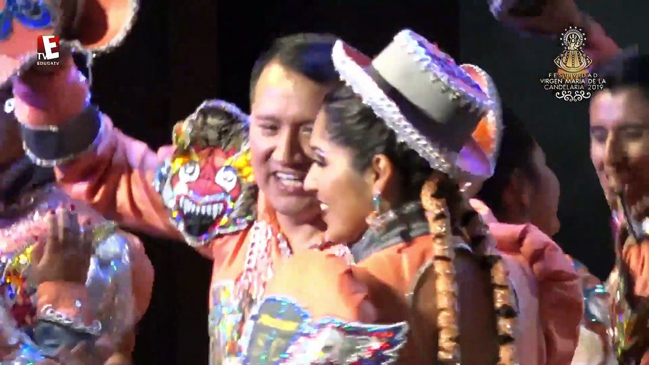 Caporales en el Lanzamiento de la Festividad Virgen de la Candelaria 2019