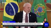 LULA EMBARCA PARA A CHINA EM BUSCA DE INVESTIMENTOS PARA O BRASIL