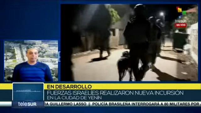 Fuerzas de ocupación israelíes realizaron nueva incursión en la ciudad de Yenin