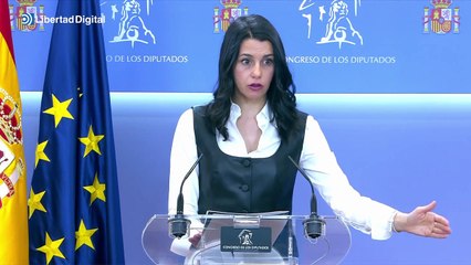 Arrimadas muestra su enfado con el Gobierno por ser un "espantapájaros" de empresas e inversiones
