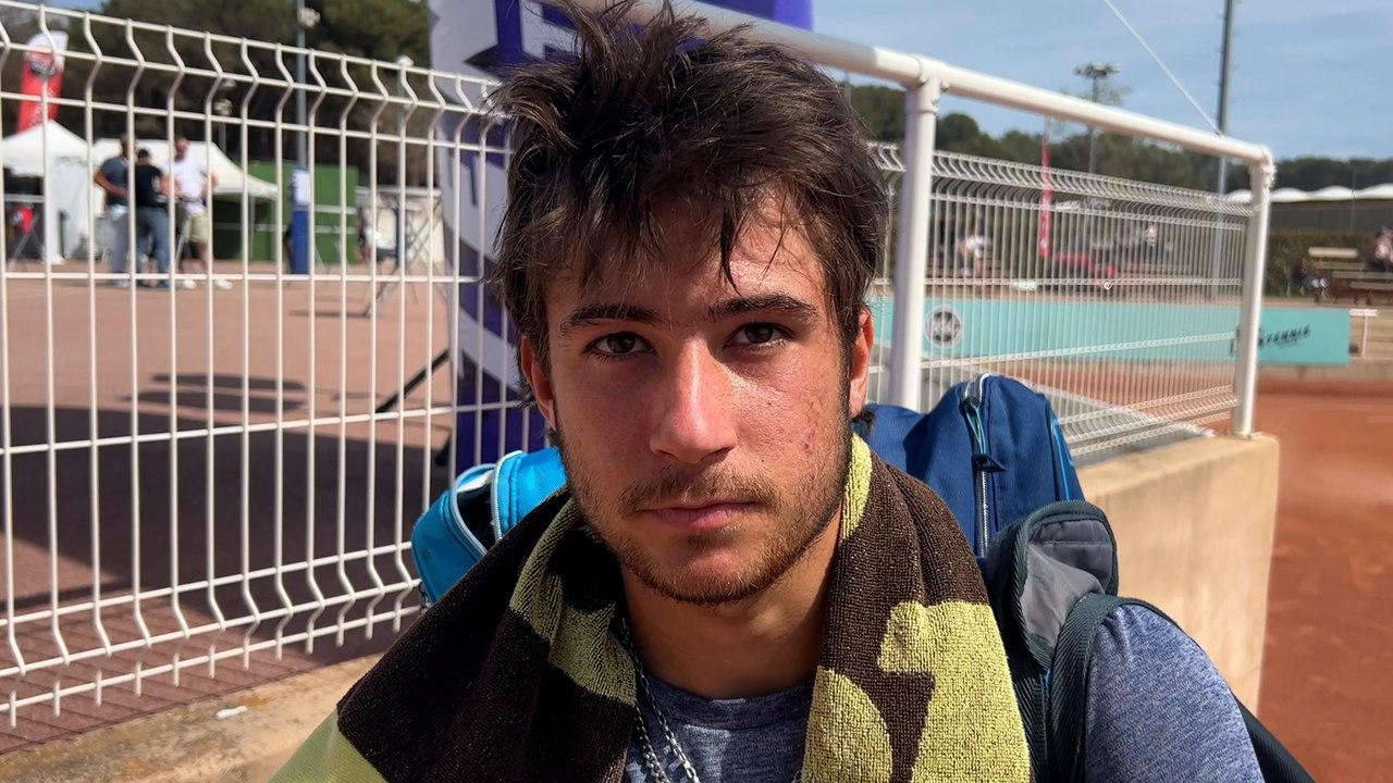 Interview maritima: Paul Barbier Gazeu après sa victoire au 1er tour de l'ITF Open Istres 23
