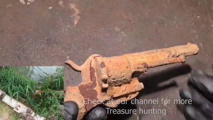War Revolver Restoration (found underwater)