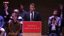 «Président de la violence et de l’hypocrisie» : Emmanuel Macron interrompu lors d’un discours aux Pays-Bas