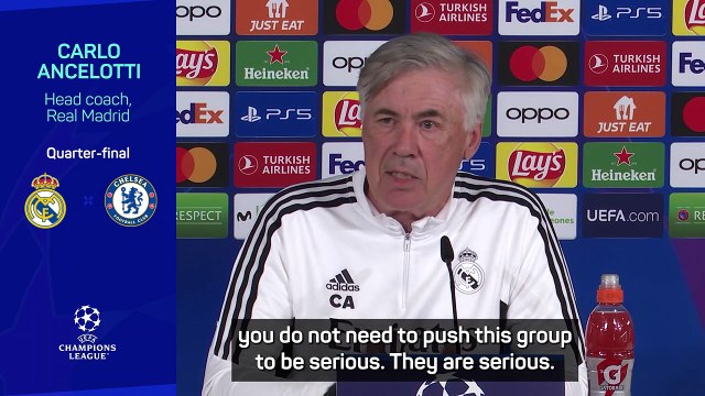 Ancelotti interrupts press officer to praise serial winners Madrid