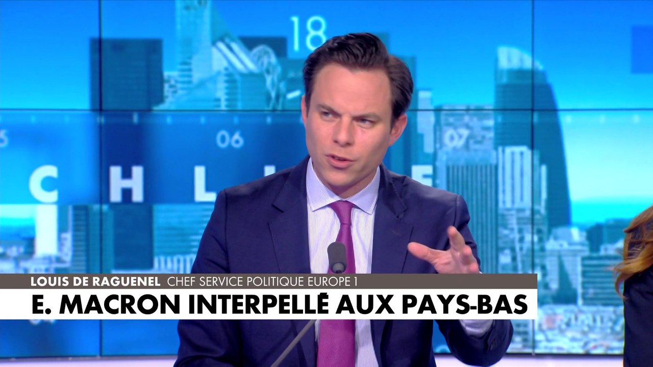 Emmanuel Macron interpellé aux Pays-Bas : «Ce sont des slogans assez durs»