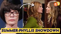 Phyllis Summers' final episode- Attends her own memorial before leaving permanently -Y&R