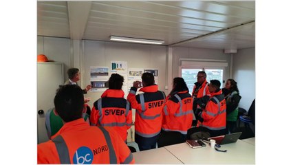 Retour sur la visite du chantier du Point de contact unique (PCU) de Dunkerque