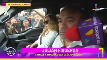 Latín Lover, Verónica del Castillo y faimlia le dan el último adiós a Julián Figueroa
