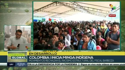 Download Video: Colombia: Minga indígena se moviliza a Bogotá en defensa de sus derechos