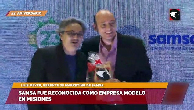 23° Aniversario de Misiones Online Samsa fue reconocida como empresa modelo en Misiones