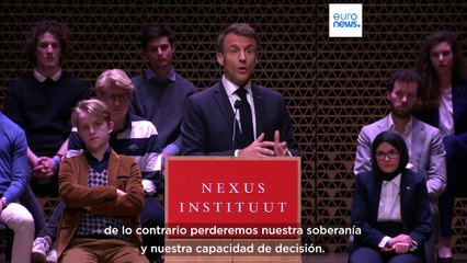 Países Bajos | Varios manifestantes interrumpen el discurso de Macron sobre el futuro de Europa