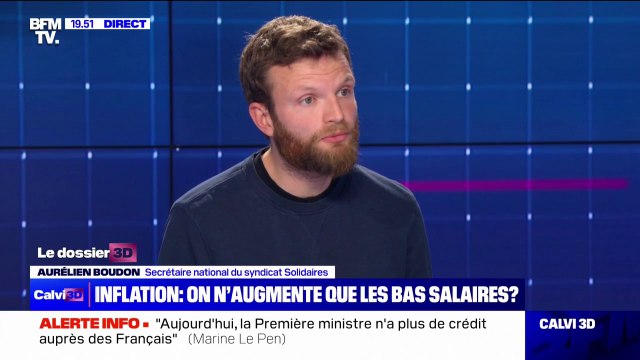 Aurélien Boudon (Solidaires): Si on augmente les salaires, on génère des cotisations supplémentaires