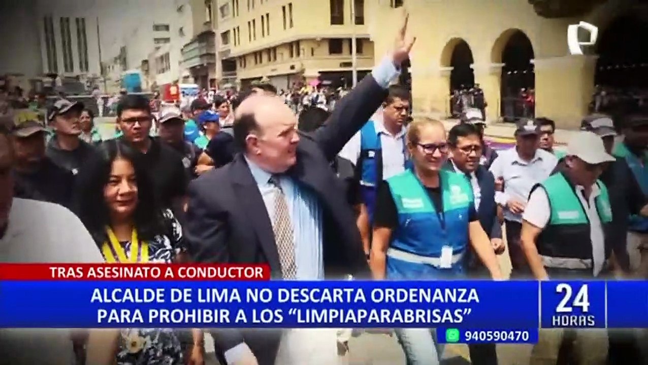 Ministro del Interior respalda decisión de Surco de prohibir a limpiaparabrisas
