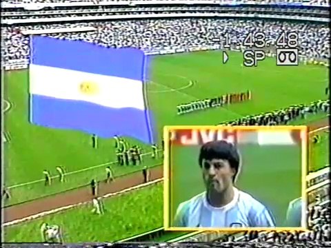Copa do Mundo 1986 Argentina x Bélgica (Semifinais) com Galvão Bueno (Globo) jogo completo