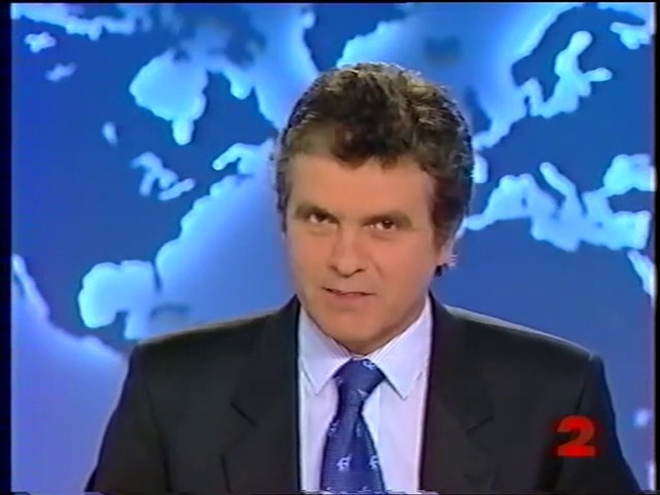 France 2 - 29 Mars 1999 - Fin JT 20H (Claude Sérillon), pubs, teasers, météo (Sophie Davant)