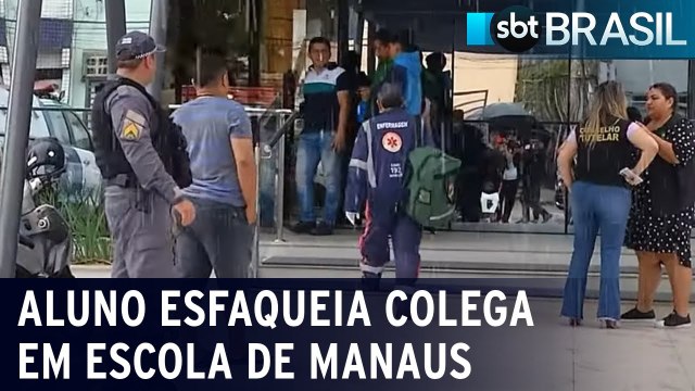 Aluno esfaqueia colega em escola de Manaus