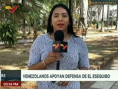 Nva. Esparta | Ciudadanos apoyan acciones del Gobierno Nacional para recuperar el Esequibo