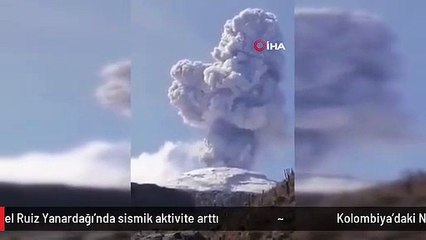 Kolombiya'daki Nevado del Ruiz Yanardağı'nda sismik aktivite arttı