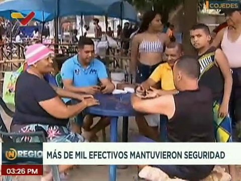 Más de 1.200 funcionarios resguardaron a temporadistas durante la Semana Mayor en el estado Cojedes