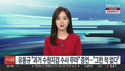 유동규 "과거 수원지검 수사무마" 증언…"그런적 없다"