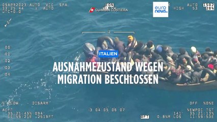 Stark gestiegene Migrationszahlen - Italien verhängt Ausnahmezustand