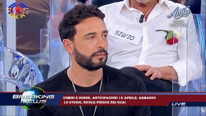 Download Video: Uomini e donne, anticipazioni 12 aprile: Armando  lo studio, Nicole finisce nei guai