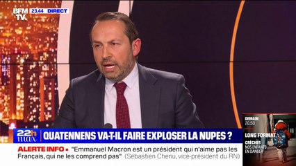 Sébastien Chenu (RN): "La LFI est disqualifiée pour parler des violences conjugales"