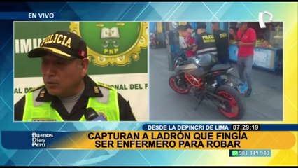 Cae "El falso enfermero" en operativo: sujeto que robaba al paso pertenecería a banda criminal