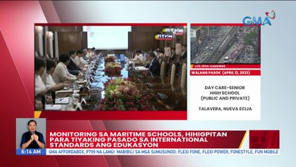 Monitoring sa Maritime schools, hihigpitan para tiyaking pasado sa international standards ang edukasyon | UB
