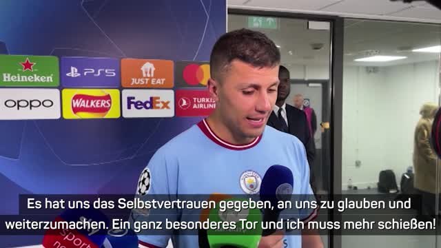 Rodri: Ganz besonderes Tor für mich