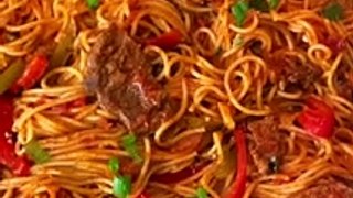 How to Make Nigerian Jollof Spaghetti