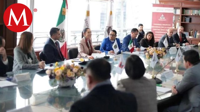 Sheinbaum y Rosa Icela Rodríguez encabezan primera reunión Zona Centro sobre seguridad