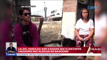 Lalaki, nabulag ang kanang mata matapos umanong matalsikan ng bagoong | UB