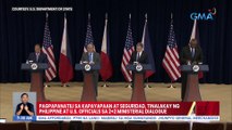 Pagpapanatili sa kapayapaan at seguridad, tinalakay ng Philippine at U.S. officials sa 2+2 ministerial dialogue | UB