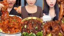 ASMR Chinese YUMMY FOOD——Spicy Beef Tendon, Chinese Food Eating, Yummy Food, Spicy Food.