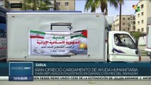 Irán ofrece cargamento de ayuda humanitaria a refugiados palestinos en Siria