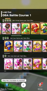 Mario Kart Tour: Mario Tour: Luigi Cup