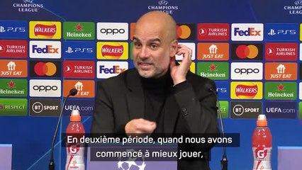 Quarts - Guardiola : "Haaland n’est pas seulement un grand buteur”