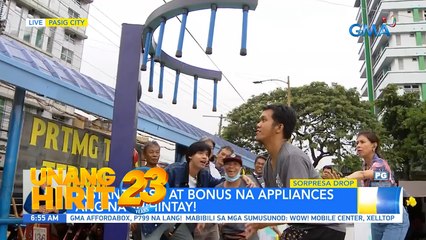 UH Sorpresa Drop para sa mga tricycle driver sa Pasig City! | Unang Hirit