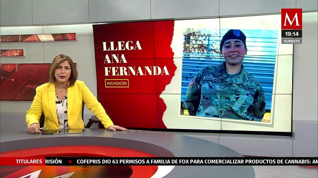 Llegan a Michoacán cenizas de Ana Fernanda Basaldua, soldado mexicana hallada muerta en Texas