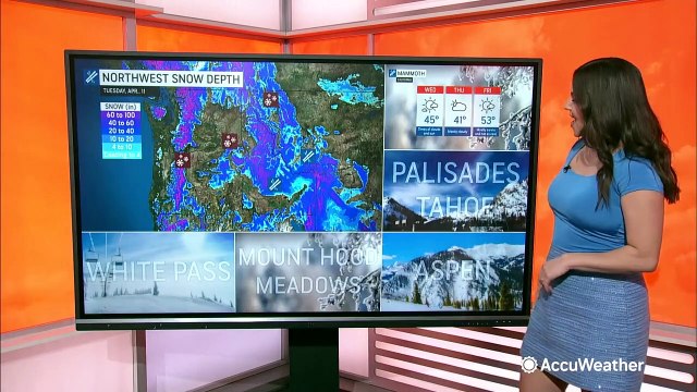 Your springtime ski conditions forecast for the western US