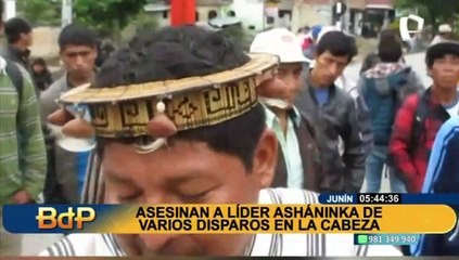Junín: autoridades municipales exigen justicia por el asesinato del líder asháninka