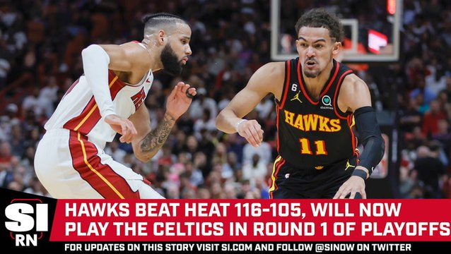Hawks Beat Heat 116-105 to Clinch No.7 Seed in East Playoffs