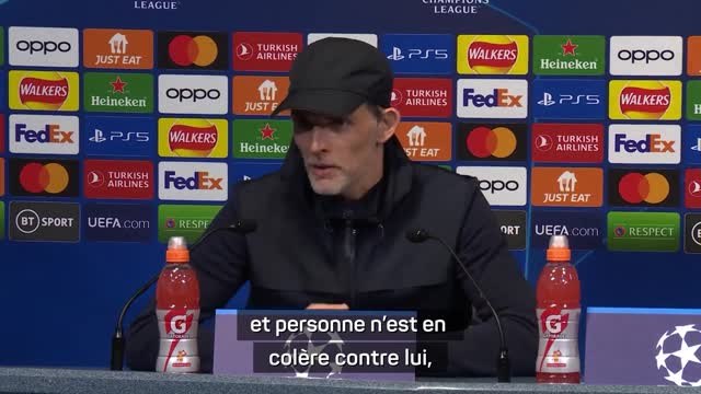 Quarts - Tuchel : “Personne n’est en colère contre Upamecano”