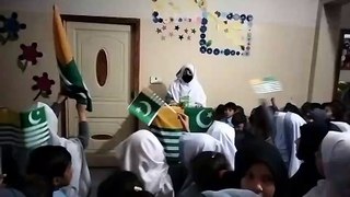 Feelings and emotions on Kashmir Day by a little School Girl