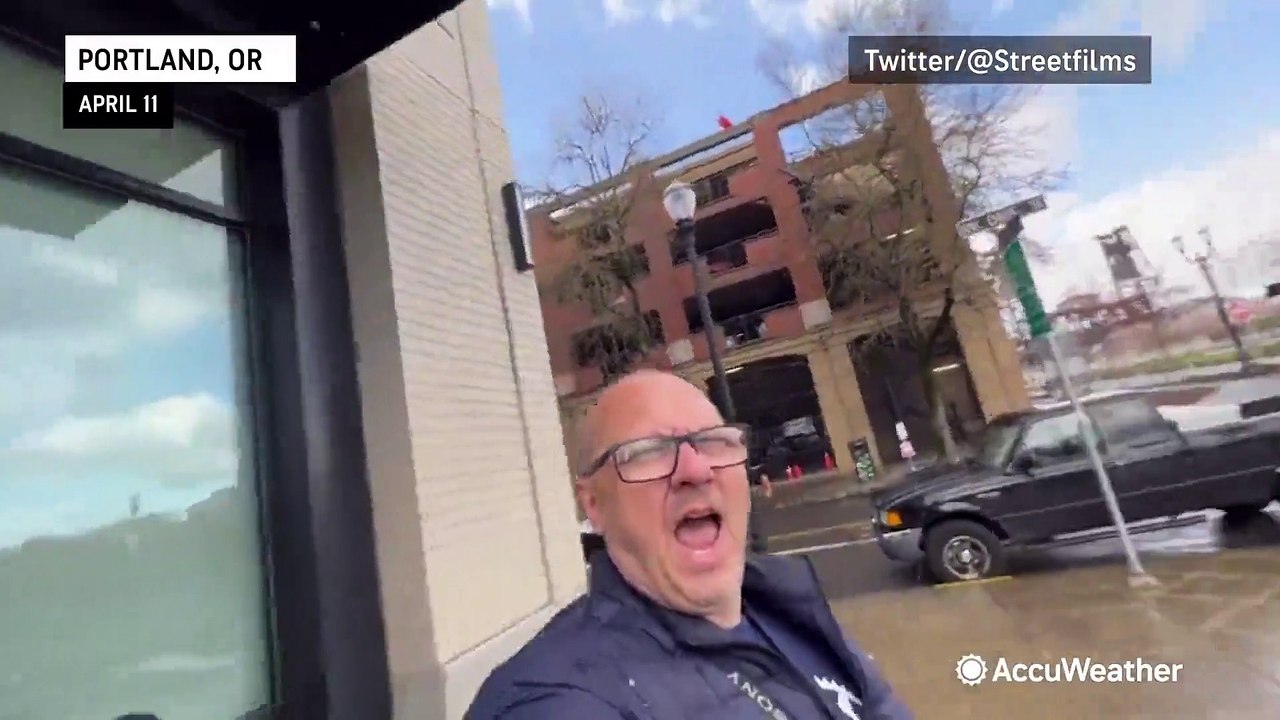 Hail pummels parts of the Pacific Northwest